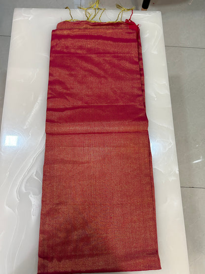 Tissue Mul cotton Saree STMC