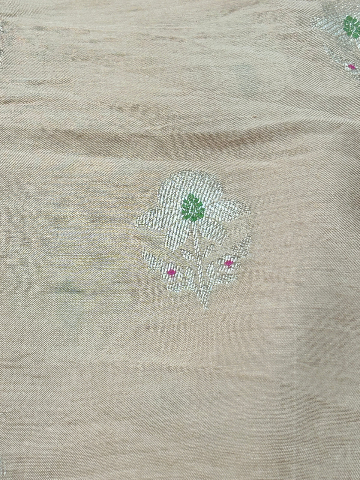 Peach Blossom Pure Silk Banarasi 3-Piece Suit Set