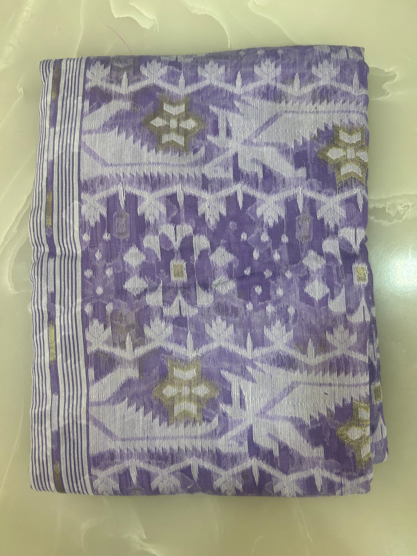 Unstitched Jamdani Weaving Dress materials Top and Dupatta DMC2