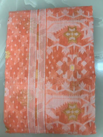 Unstitched Jamdani Weaving Dress materials Top and Dupatta DMC2
